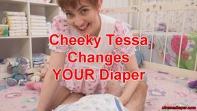 Cheeky Tessa Changes YOUR Diaper