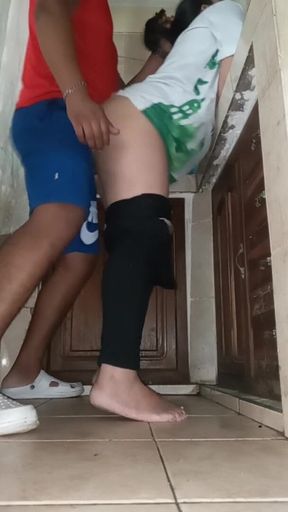 Maid Fucked When She Washes the Dishes - Part 4