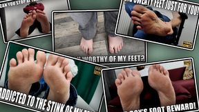 Foot Fetish Mega Pack 5 in 1 Vol 1 - Full HD 1080p - KingMarti - MOV