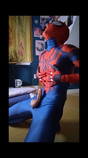 Spidey playing with himself   Clip 1