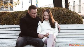 Russian hottie Alice Koks gives nice head and enjoys hard anal