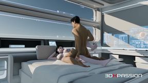 Cryolab Awakening: Sayuri Gets Wet Reverse Cowgirl, Deep Blowjob &amp; Hard Assfuck with Huge Cumshots