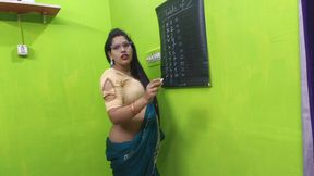 HOT INDIAN TEACHERESS FUCKING BY HER BAD STUDENT IN TUITION ROOM