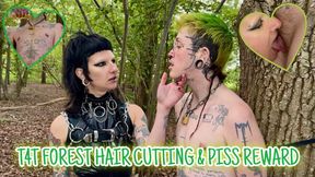 T4T Forest Hair Cutting & Piss Reward