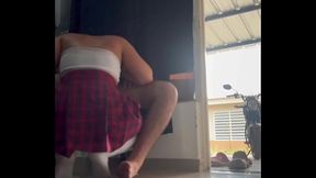 colegiala monta a su profesor para pasar