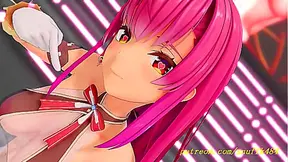 Marine Ignites Passion With Sensual Dance in Steamy MMD Hentai Fantasy