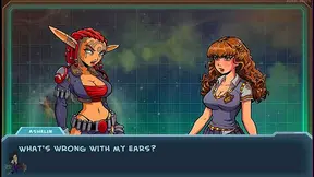 Busty Ginger Empress Seduces Tentacle Beast in Steamy Space Adventure
