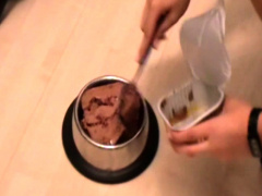Femdom Girls feeding slaves