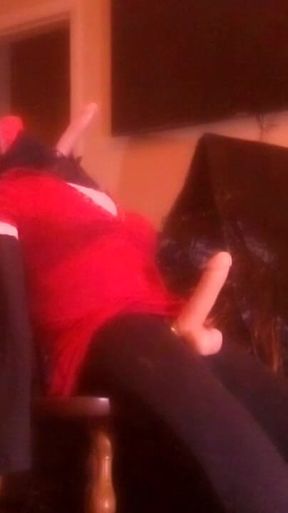 Crossdressing Twink Dildo Nice Ass