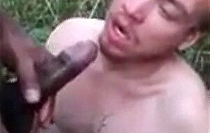 Homeless white boy sucks my dick for $2