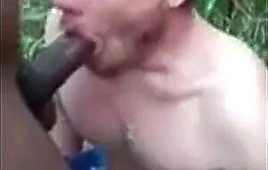 Homeless white boy sucks my dick for $2