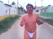 Zotzman - Hombre en tanga- Big Booty Men - Man InThong -Thong Man - Sisal, Yucatán P2 - Tangas Hom