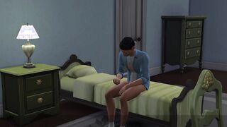 SluttyGFSims [Trailer] - Ep.four Part five - Hotwife Lover Seduces Lovers  Persuades bf to Join Inside