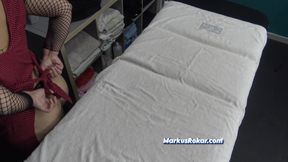 Send My Wife to a Spa but Didn&#039;t Expect That Mature Masseur Would Fuck Her