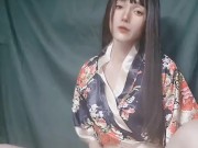 男の娘オナニ－Japanese crossdresser teasing