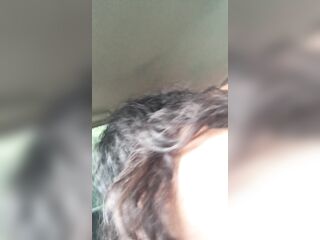 Sexy beauties have sex in a taxi on the way home