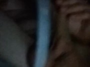 Playing w/My Clit Naked in Bed At Night; Dropped Phone like a Goofball xD