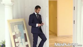 Tall hunk Enzo Rimenez savors and deeply penetrates Mike De Marko