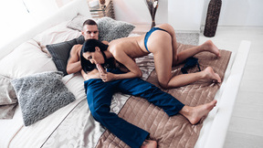 Nikki Fox gets eaten out and pleasantly fucked by her man