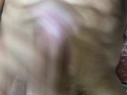 Feeling horny in friends patio Masturbating outdoors til I cum 😏💦 Solo Male POV