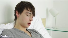 Alessandro Katz strokes that penis with determination