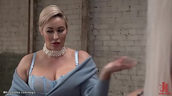 London River and Ryan Keely: Big Tits MILF Lesbians Dominate Each Other