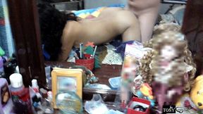 dandole duro por el culo a la novia de mi mejor amigo