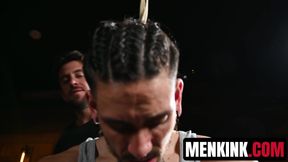 Dante Colle shoves his fat cock down Yinnie DeDoms throat and ass