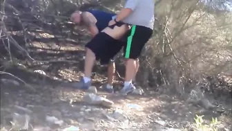 Daddy cruising for horny outdoor anal on the road