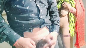 Hot Sexy Bhabhi Quenched Her Pussy Thirst with the Servant