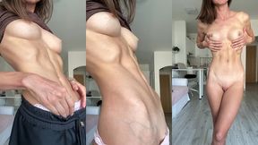 solo me abs flexing sensually