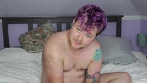 Attempting to fit a huge dick in my ass