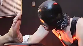 Sequel To Sneaker And Feet Worship : After My Socks Got Off The Skank Now Eagerly Sniffs And Licks My Feet