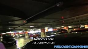 ”Satisfying Blonde's Public Car Park Fuck”