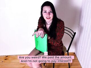 "I won't screw with u" wife cheating on creditor