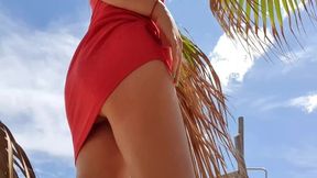Sexy Teen Extreme Masturbation On Beach
