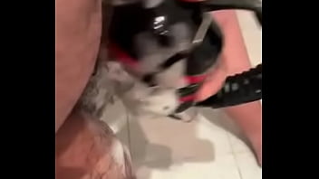 Double cum in lubed ear defenders