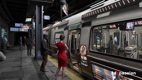 Neon Dreams When the City Chooses You - Hot Futa Fucks Hard Her Sexy Busty Slave in the Basement