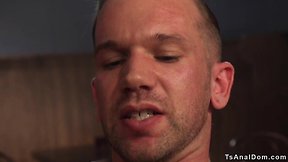 Tran agent anal toys and fucks guy
