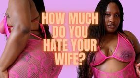 How Much Do you Hate your Wife?