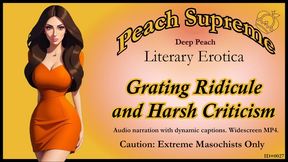 Grating Ridicule and Harsh Criticism CAUTION Extreme Masochists Only [POV Erotic Audio ] [Humiliation] ***Visualized Audio Caption Video***