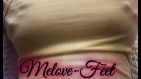 5playing with Melove's Long Nipples