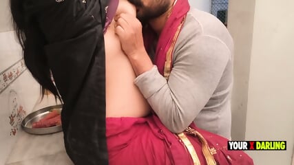 Punjabi Stepmom fucking in the kitchen when she make di