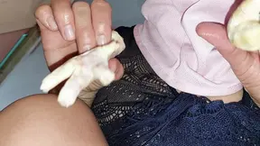 Sexy milf, hairy pussy, big ass, vacuum cleaner