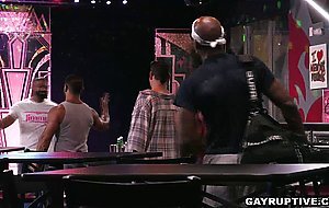 Sexy Gay Dancer Anal Fucks in the Pool with a Muscular Man