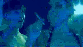 Lesbo sex in the bath at a party