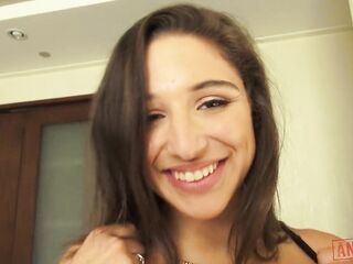 Analized - Abella Danger takes on 2 huge schlongs at one time