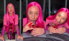 puerto rican lexy pov bbc blowjob and facial porn video