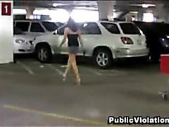 Amateur girls sharked in public