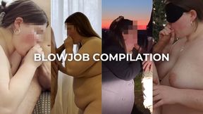 Blowjob Compilation #01 - She Screams With Wild Passion